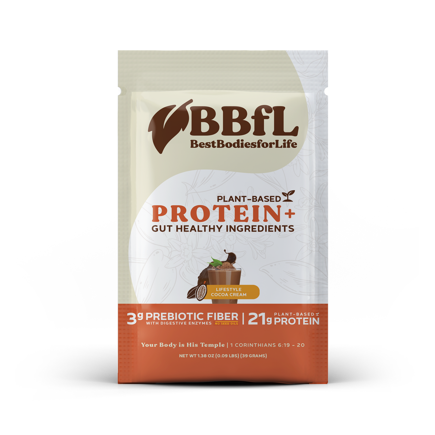 BBfL Cocoa Cream (Plant-Based) - 10 Pack