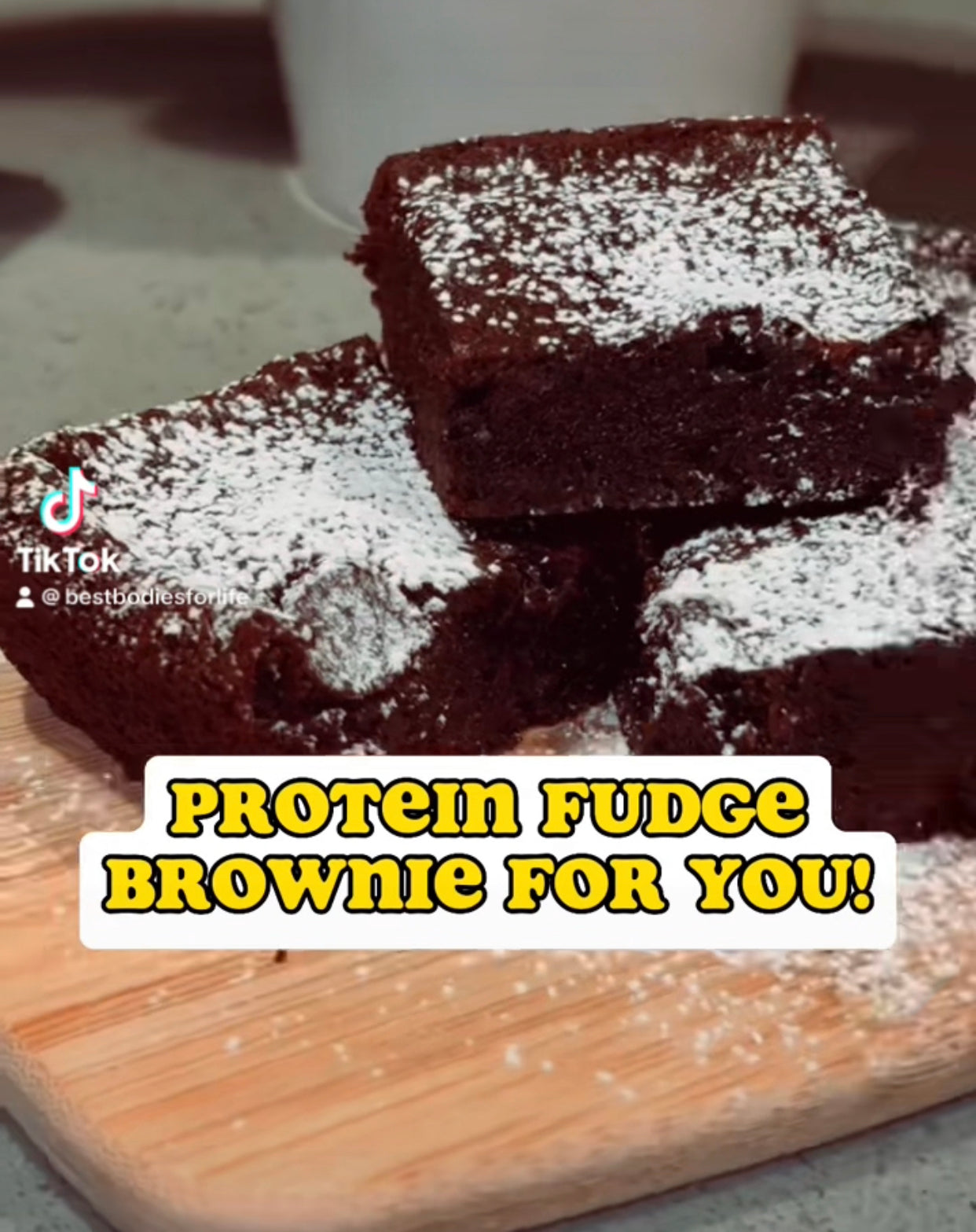 BBfL Double Chocolate Protein Brownies