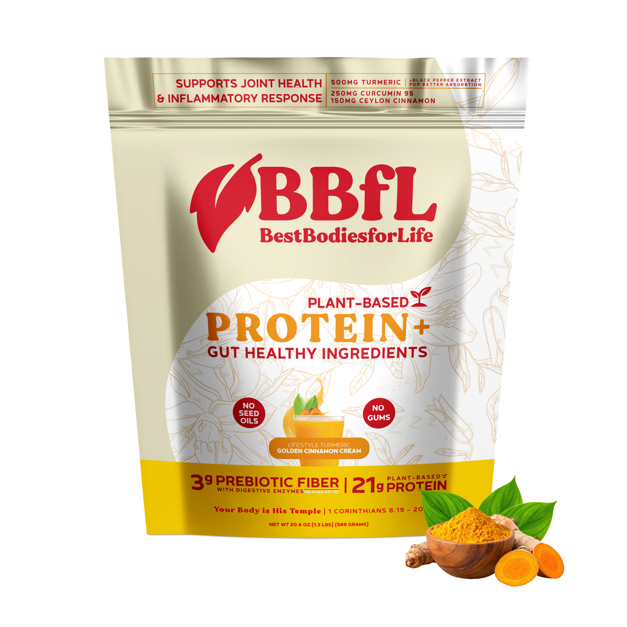 BBfL Turmeric Curcumin Cream (Plant-Based)
