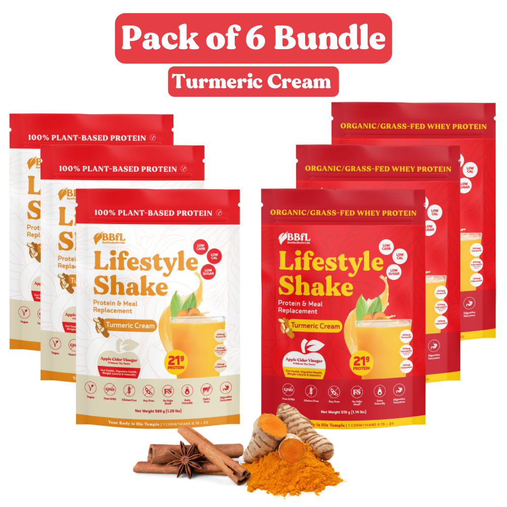 6-Pack BBfL Lifestyle Shakes + FREE Frother Bundle