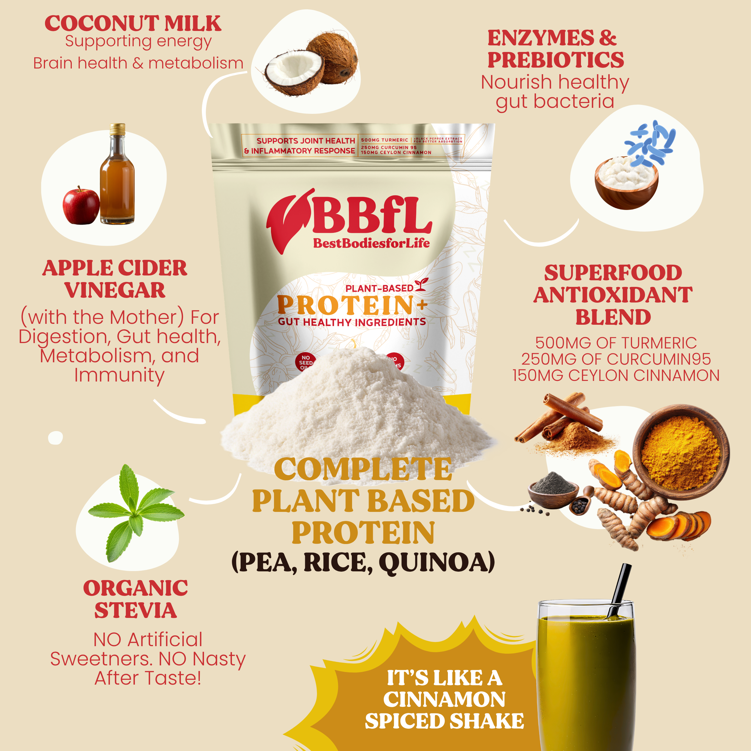 BBfL Turmeric Curcumin Cream (Plant-Based)