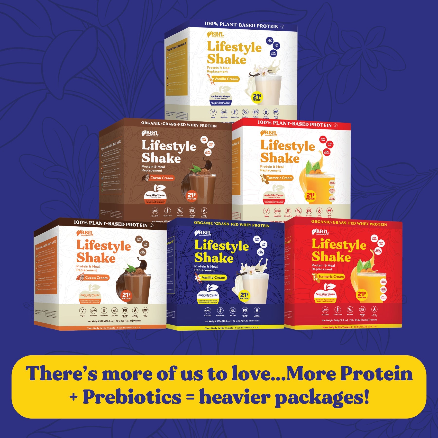 BBfL Vanilla Cream LifeStyle Shakes (10 Pack) 18.00% Off Auto renew - BestBodiesforLife