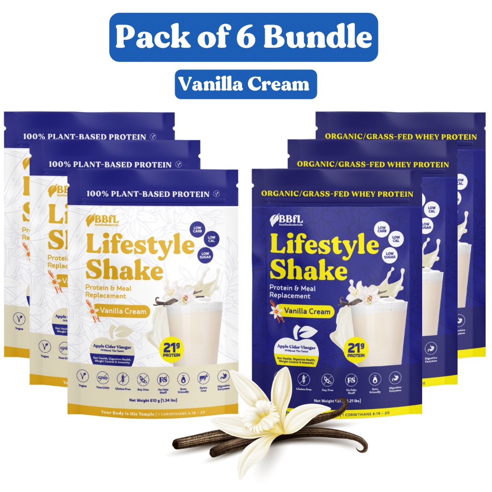 6-Pack BBfL Lifestyle Shakes + FREE Frother Bundle