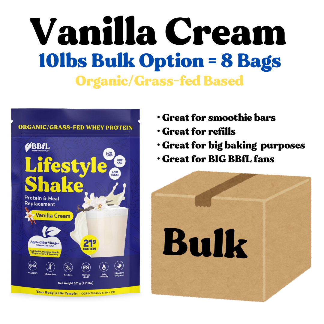 Life Style Vanilla Cream Shake - BULK OPTION (10lb) - **FREE SHIPPING**