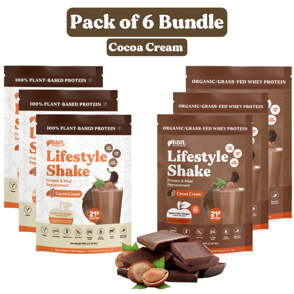 6-Pack BBfL Lifestyle Shakes + FREE Frother Bundle