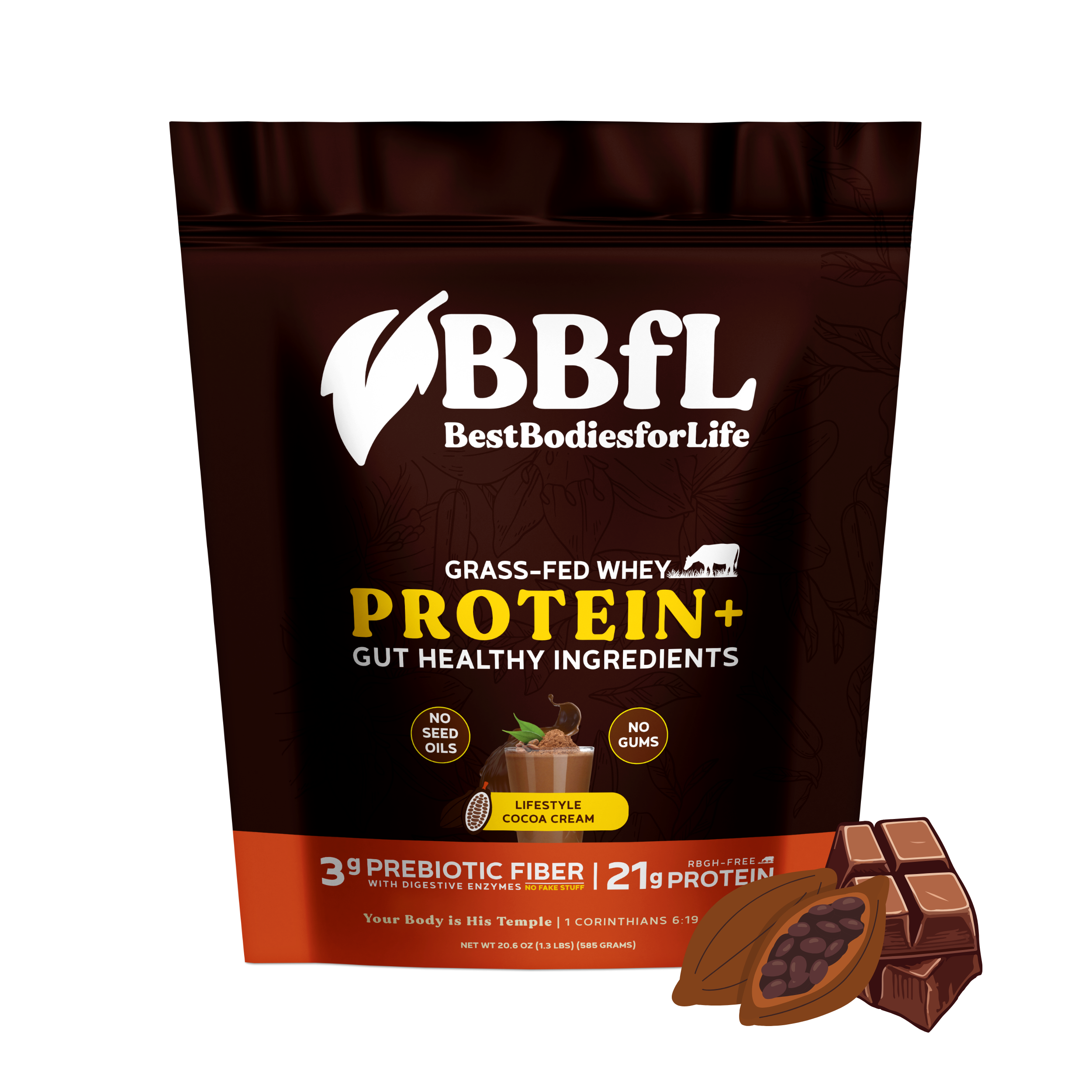 BBfL Cocoa Cream (Grass-fed Whey)