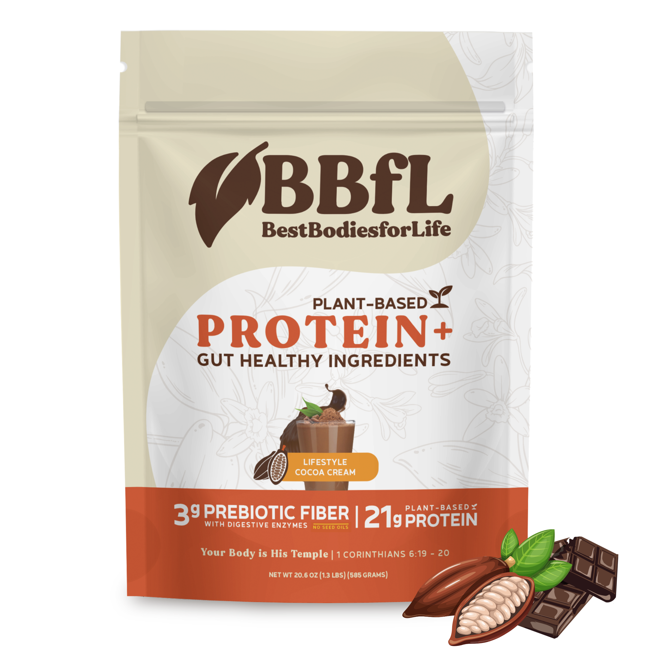 BBfL Cocoa Cream (Plant-Based) - BestBodiesforLife