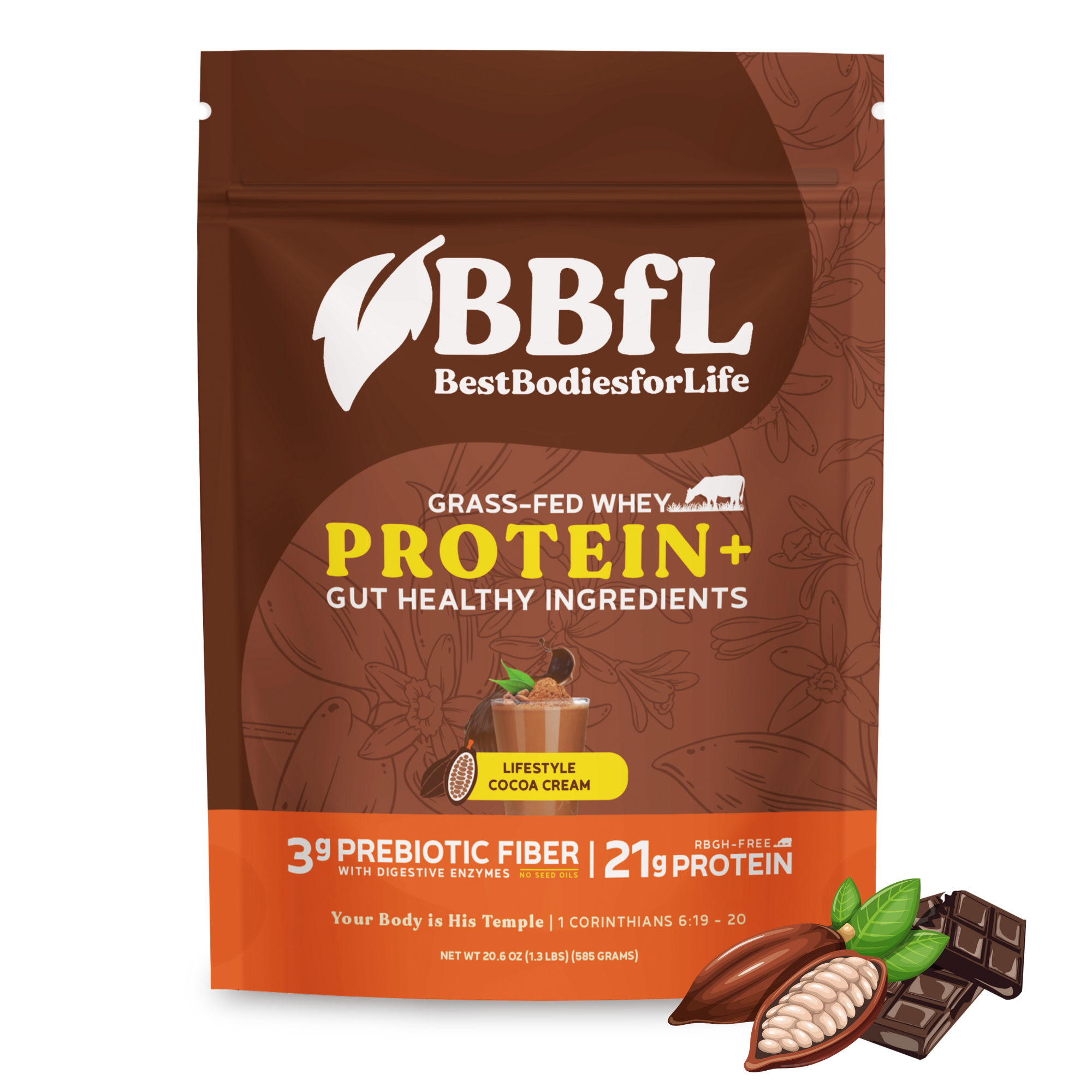 BBfL Cocoa Cream (Grass-fed Whey) - BestBodiesforLife