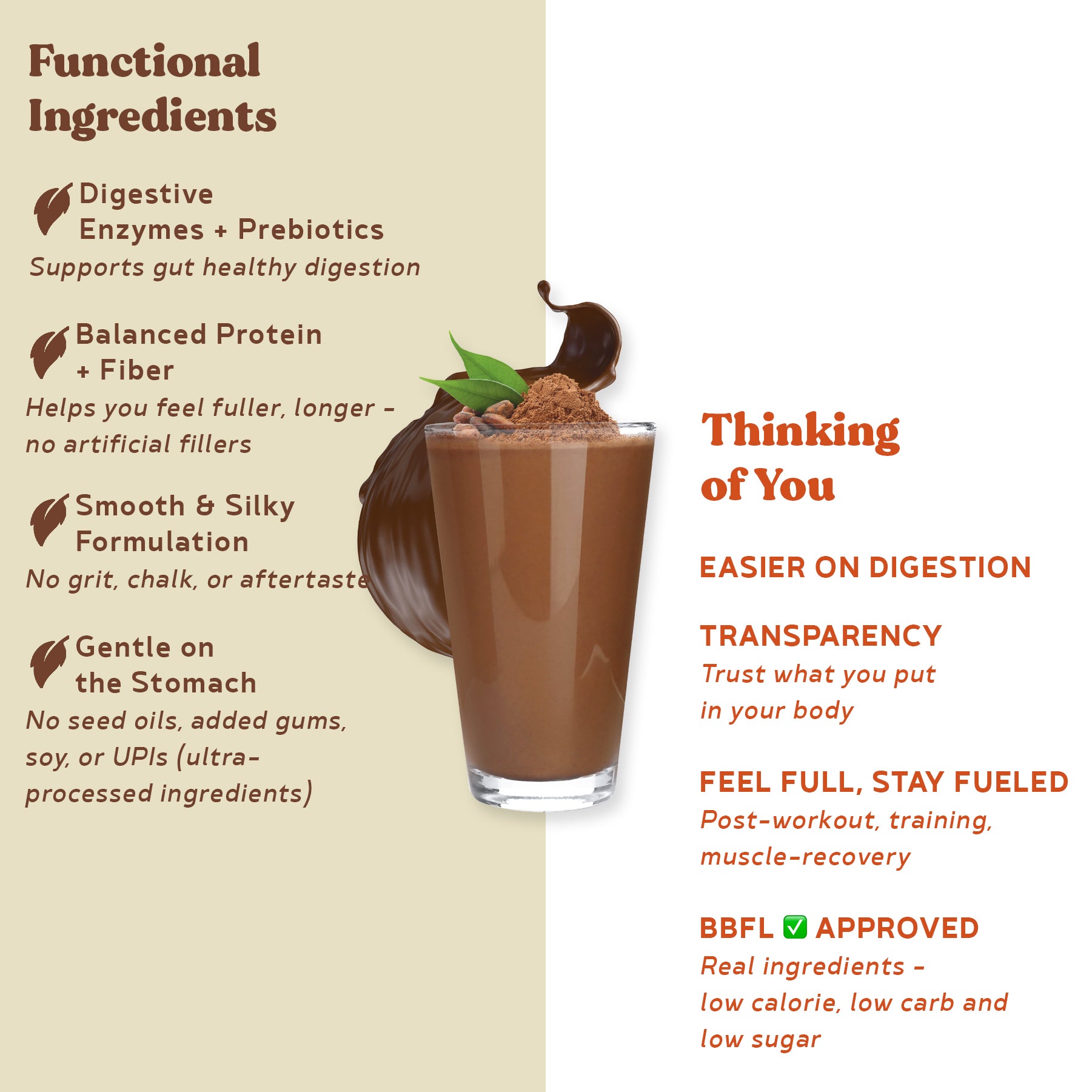 BBfL Cocoa Cream (Plant-Based) - 10 Pack - BestBodiesforLife