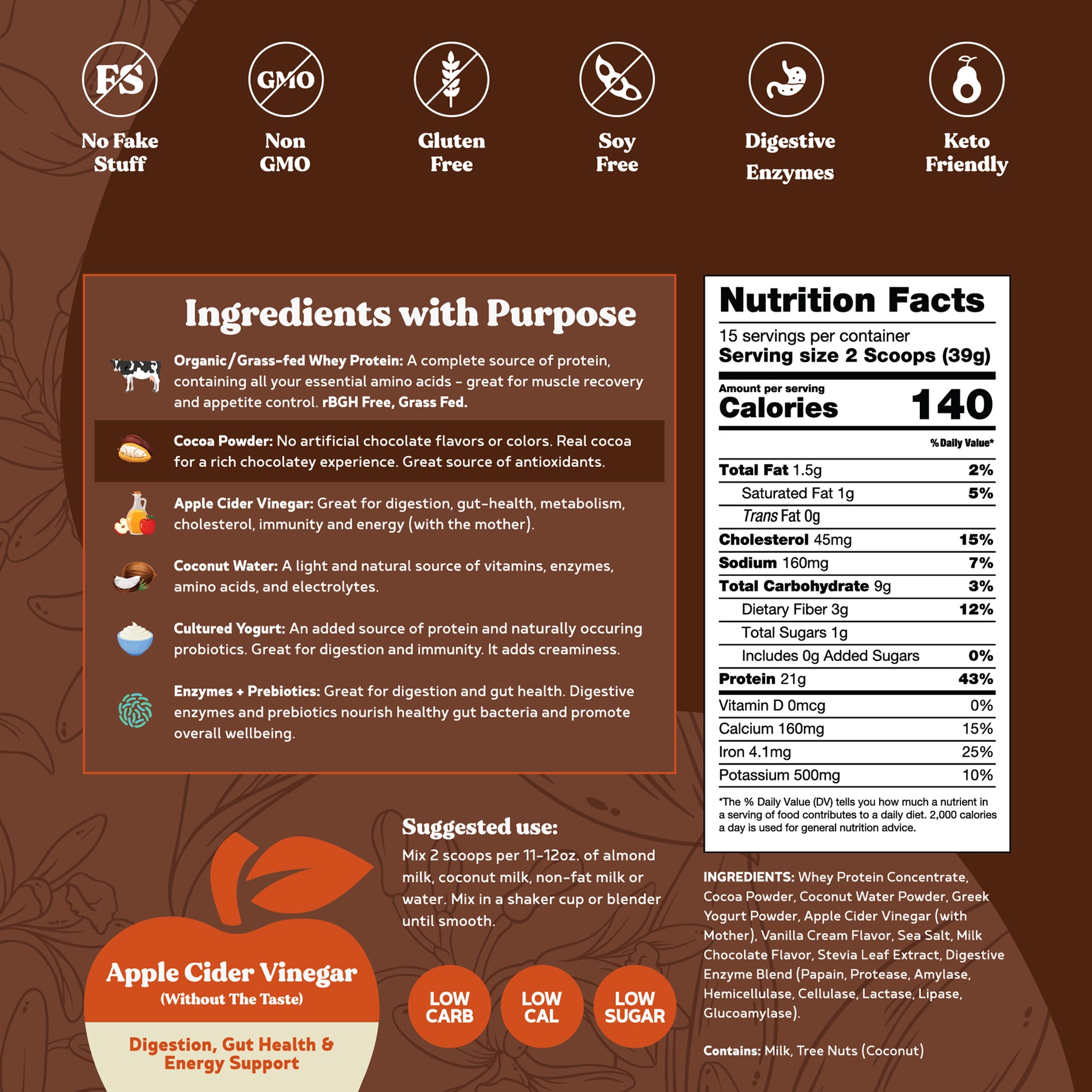 BBfL Cocoa Cream (Grass-fed Whey) - BestBodiesforLife