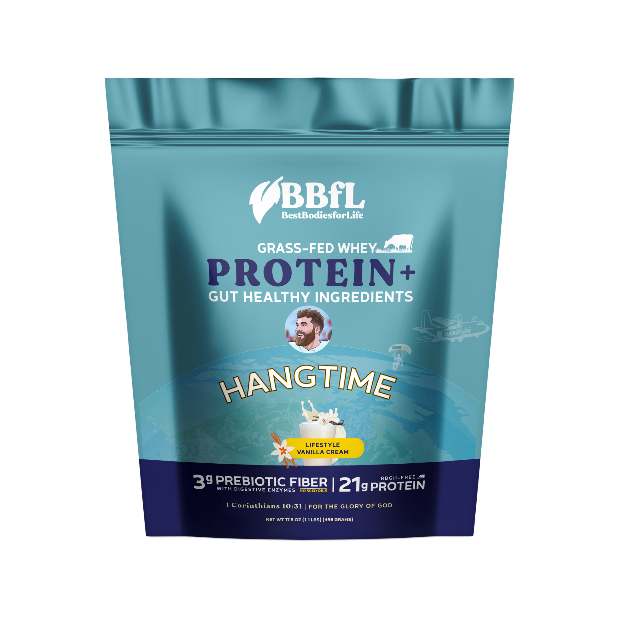 Hangtime BBfL Vanilla Cream (Grass-fed Whey)
