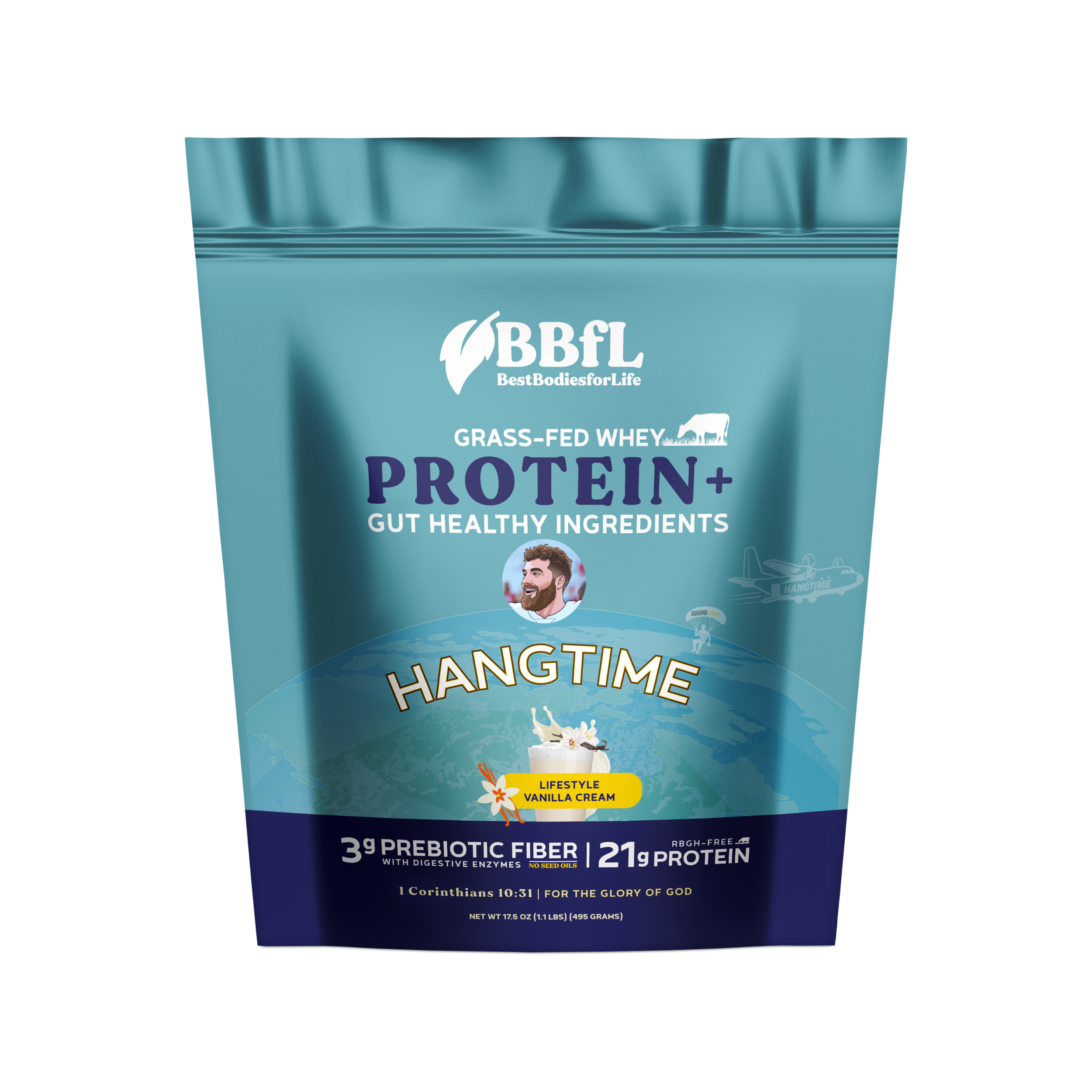 Hangtime BBfL Vanilla Cream (Grass-fed Whey)