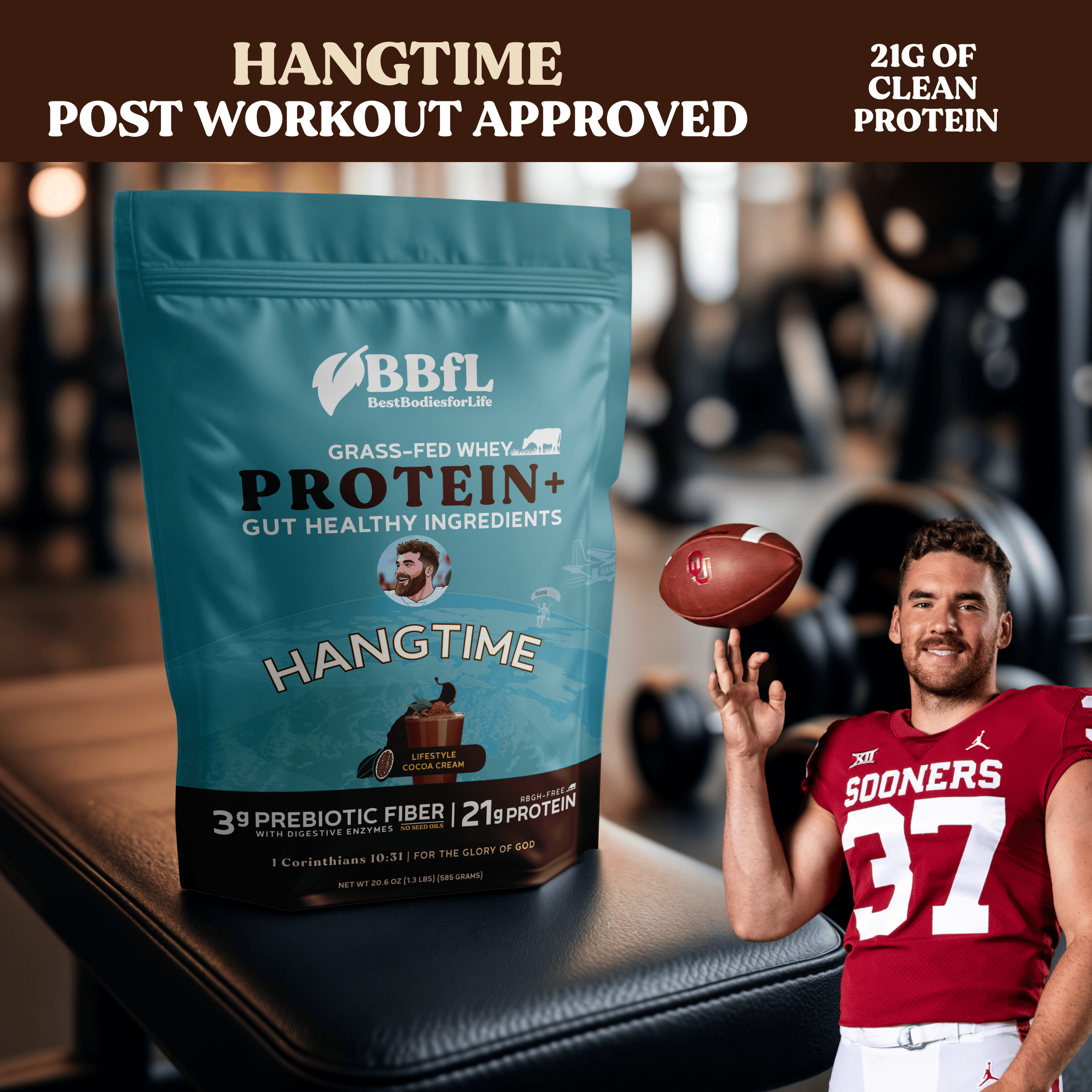 Hangtime BBfL Cocoa Cream (Grass-fed Whey)
