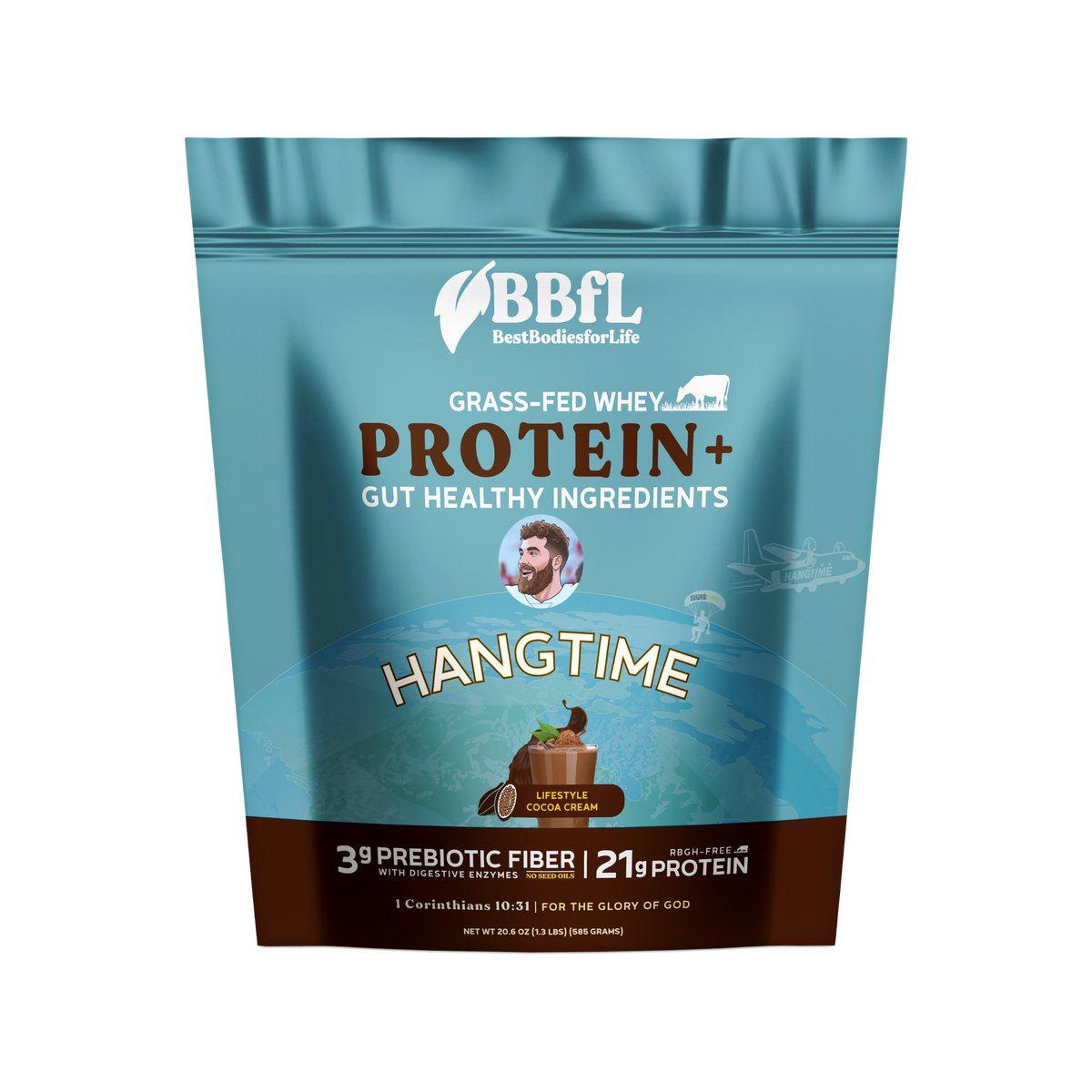 BBfL Cocoa Cream - Gut Healthy Protein+ - Prebiotics, NO Seed Oils 
