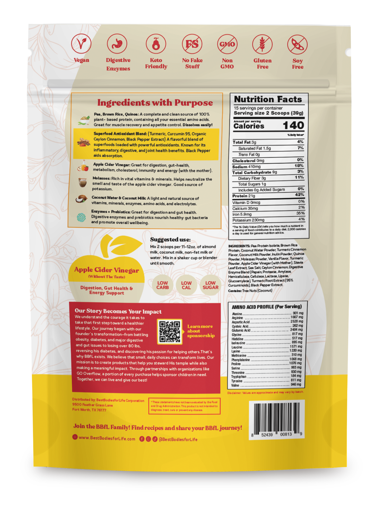 BBfL Turmeric Curcumin Cream (Plant-Based) - BestBodiesforLife