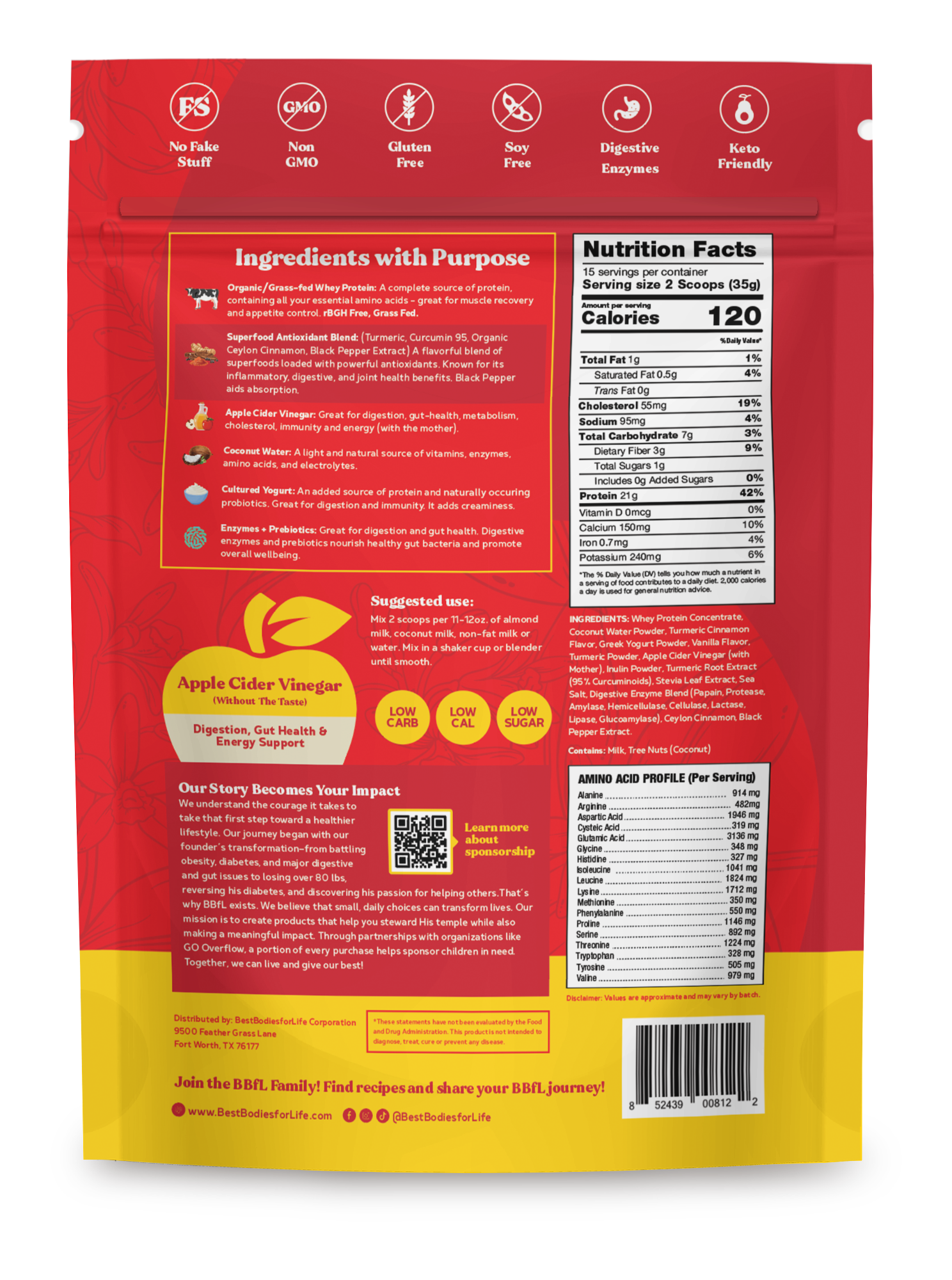 BBfL Turmeric Curcumin Cream (Grass-fed Whey Based) - BestBodiesforLife