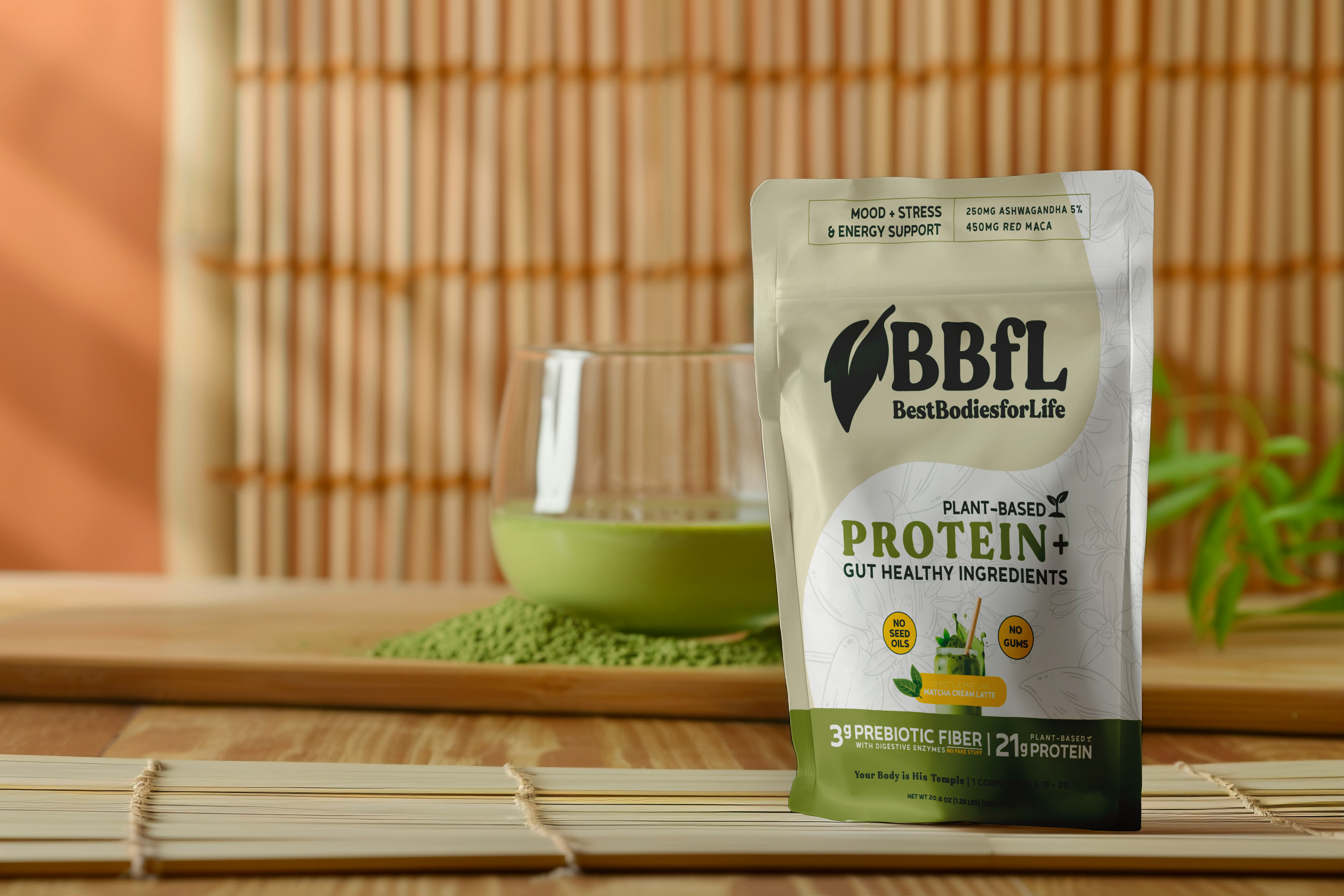 BBfL Adaptogenic Matcha Cream (Plant-Based)
