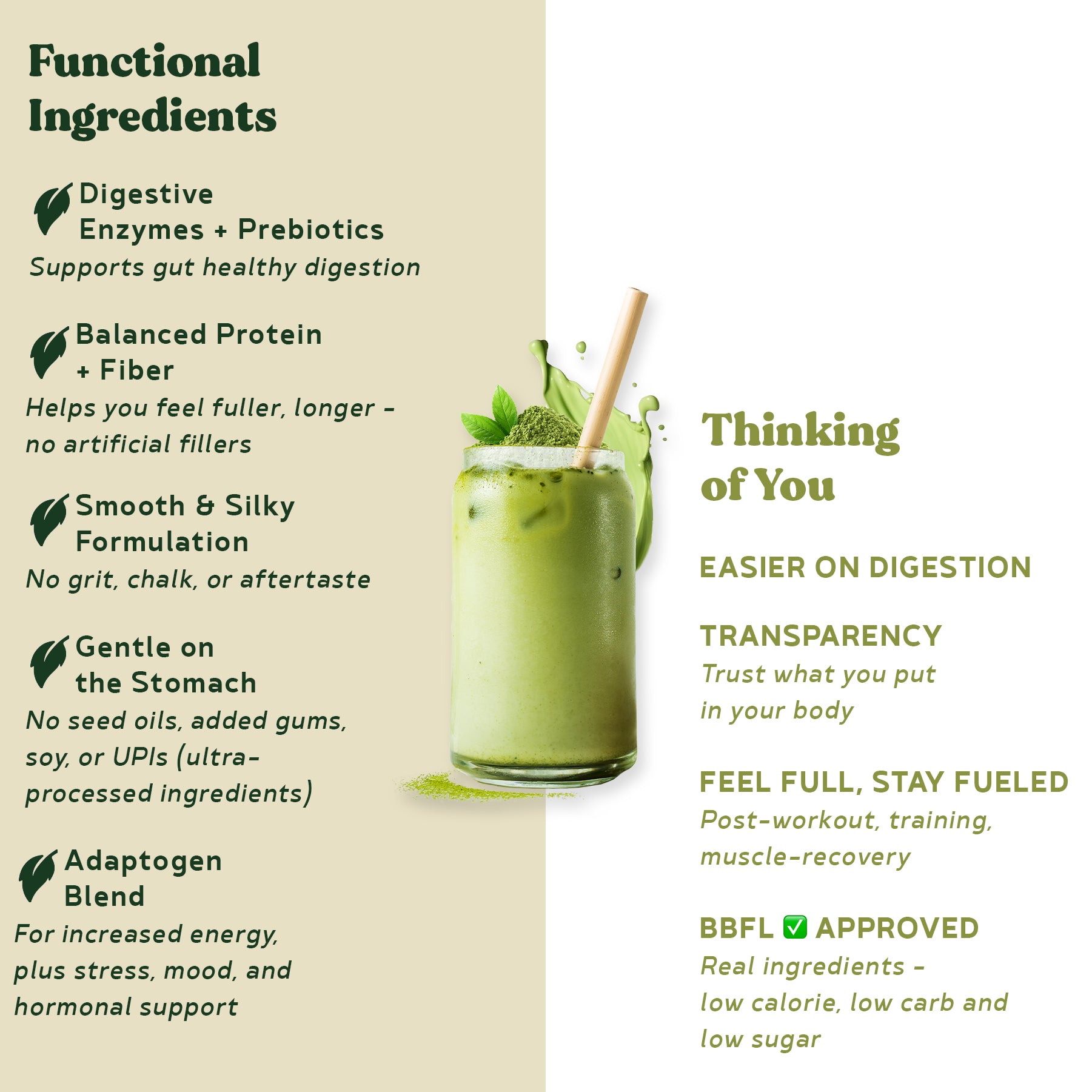 BBfL Adaptogenic Matcha Cream (Plant-Based) - 10 Pack - BestBodiesforLife