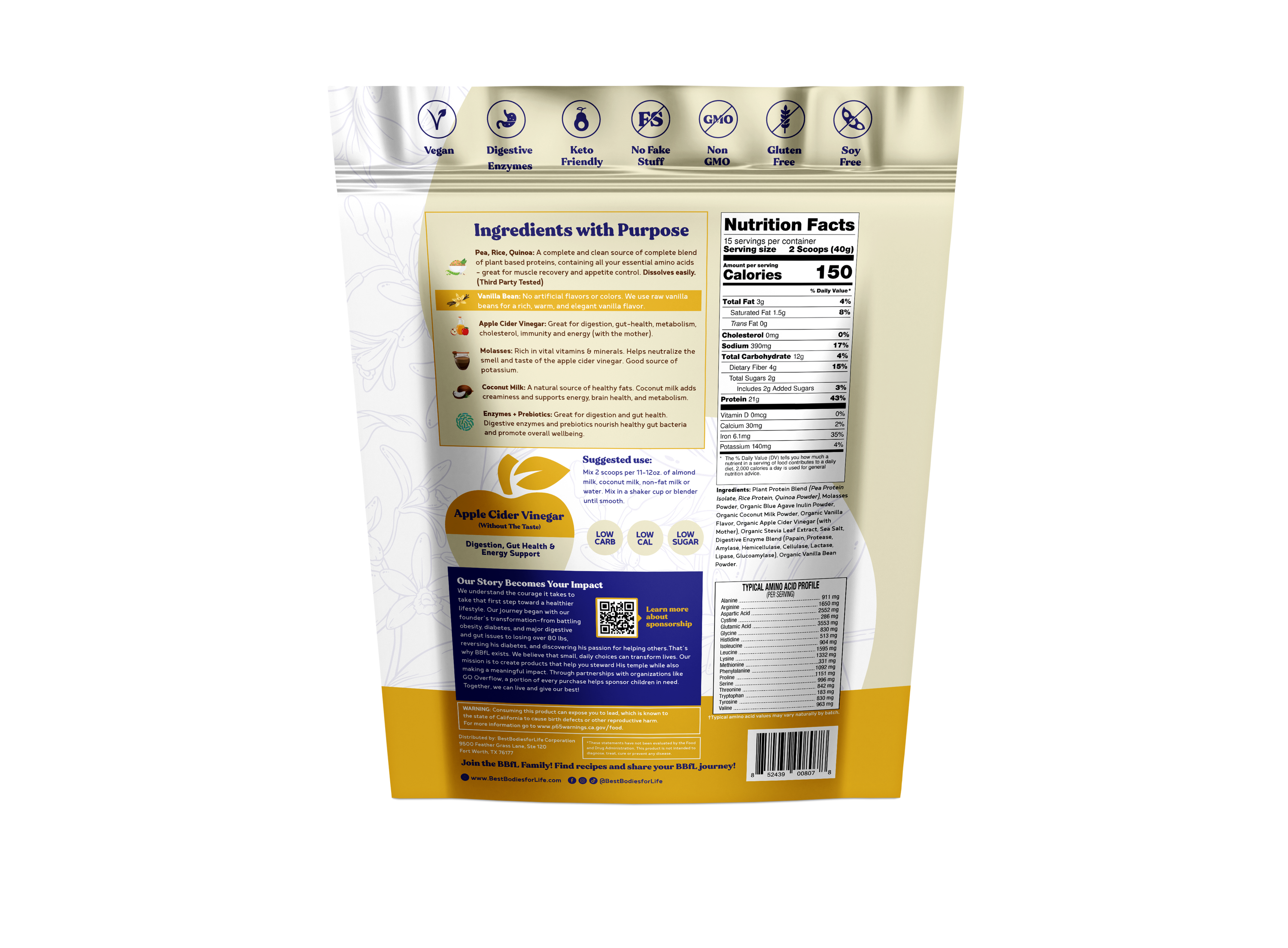 BBfL Vanilla Cream (Plant-Based)