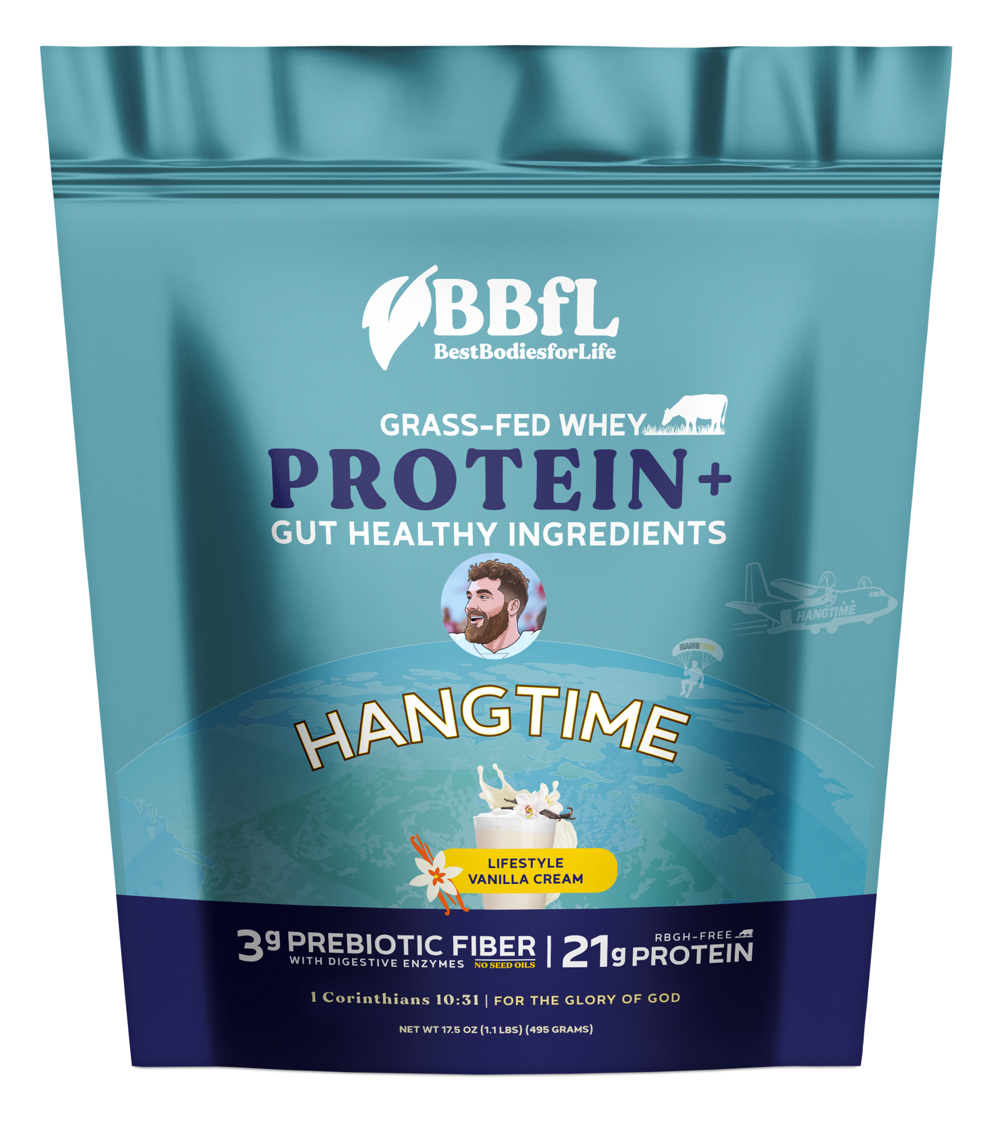 Hangtime BBfL Vanilla Cream (Grass-fed Whey)