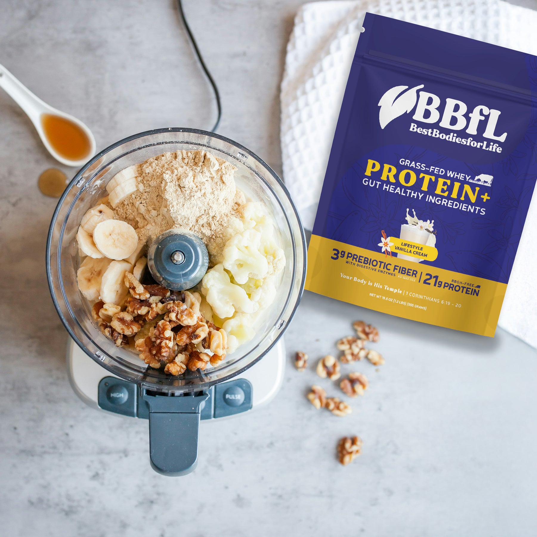 BBfL Vanilla Cream (Grass-fed Whey) - BestBodiesforLife