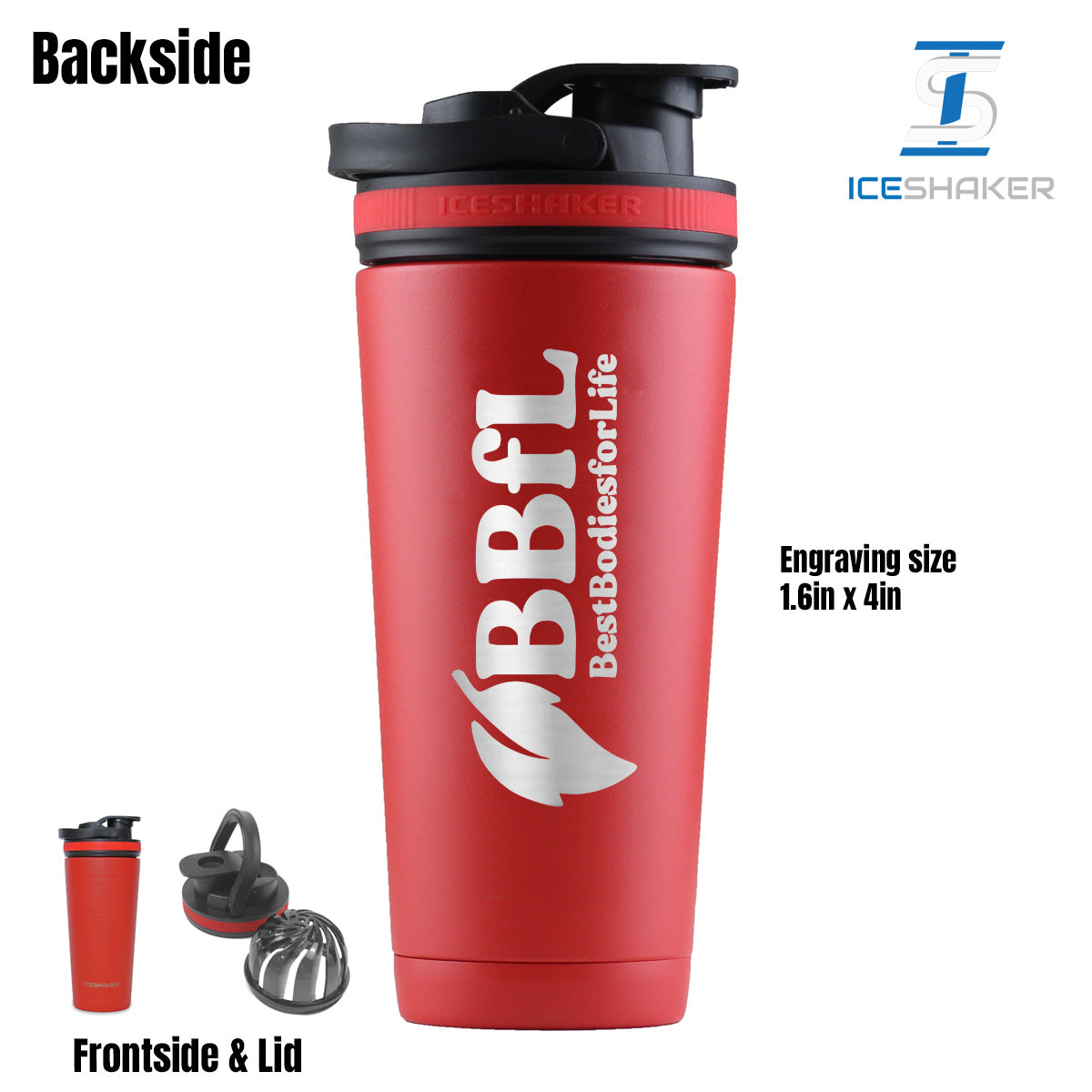 BBfL IceShaker Bottle - 26oz - BestBodiesforLife