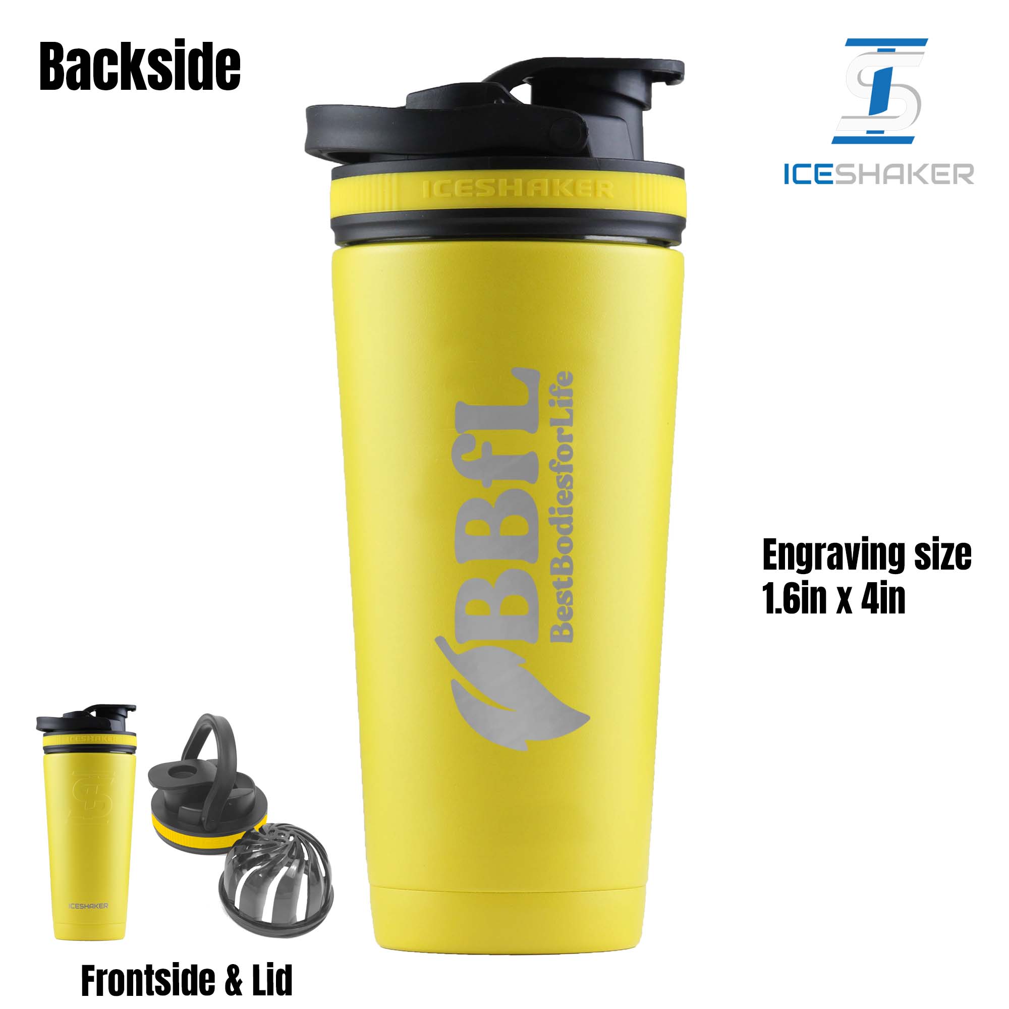 BBfL IceShaker Bottle - 26oz - BestBodiesforLife