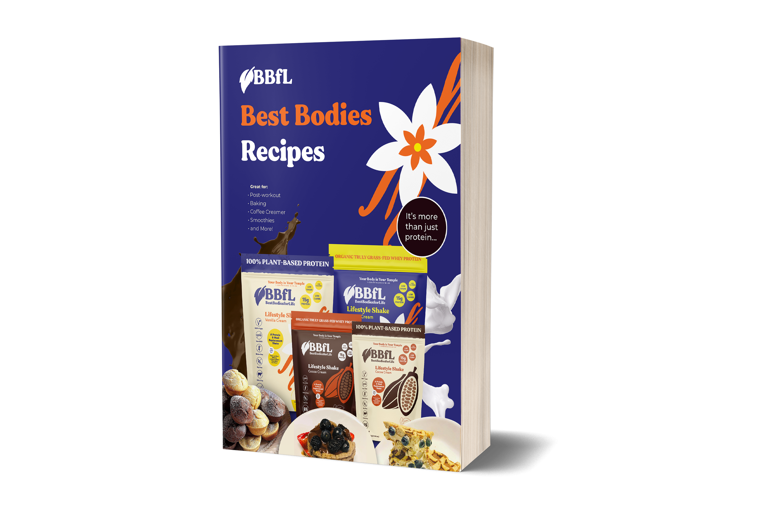 100% Plant-Based Vanilla Cream Life Style Shake (Vanilla Bean Milkshake) - BestBodiesforLife