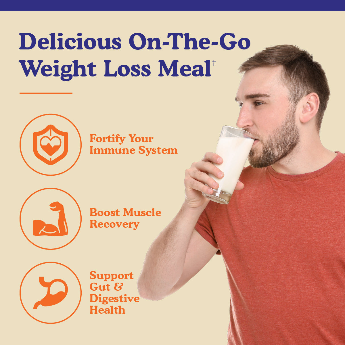 100% Plant-Based Vanilla Cream Life Style Shake (Vanilla Bean Milkshake) - BestBodiesforLife